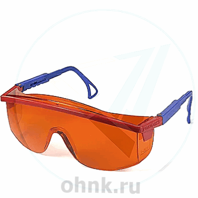 Защитные УФ-очки оранжевые