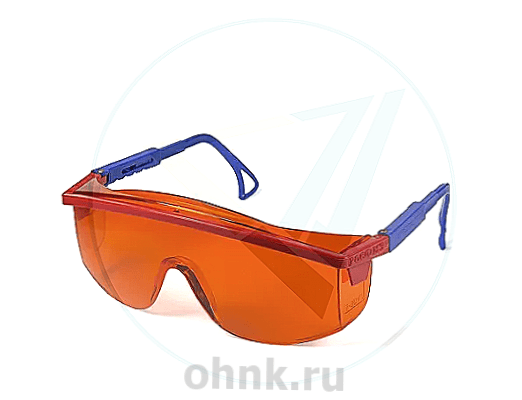 Защитные УФ-очки оранжевые