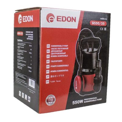 Дренажный насос Edon Q550/35 550 Вт