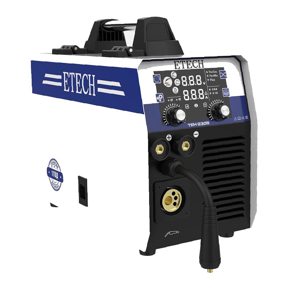 ETECH TEH 230S MIG Co2 MIX FCAW 50-230A 0.8-1